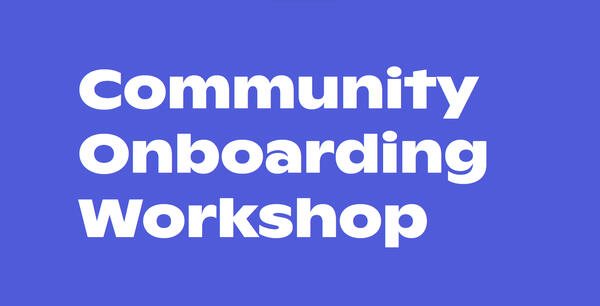 Banner for Discord Community Onboarding Workshop